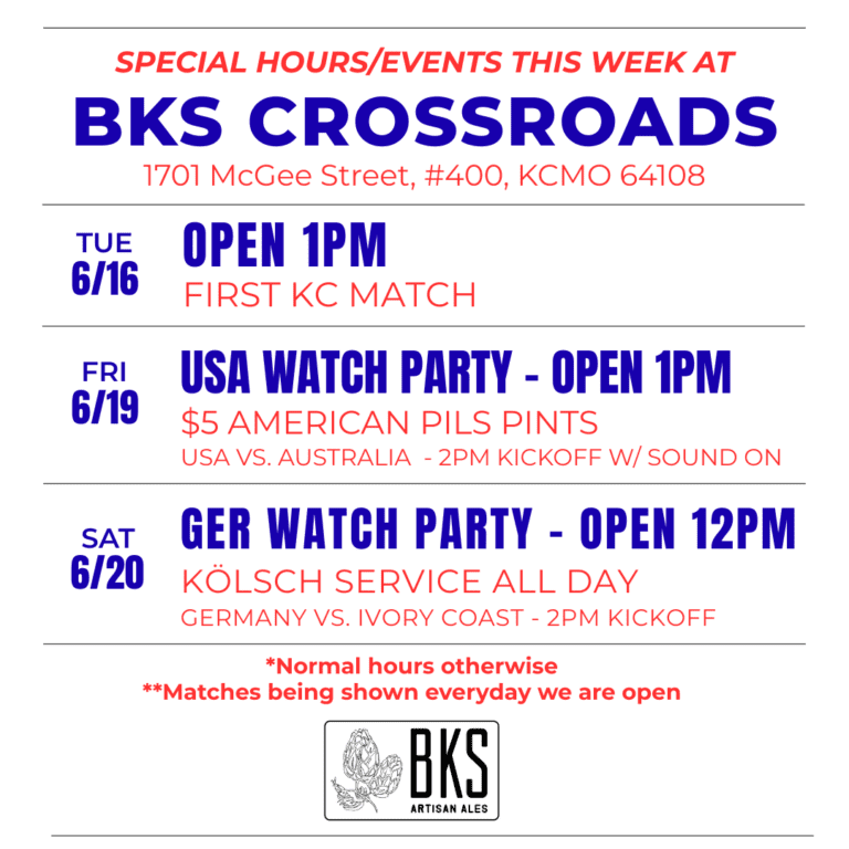 BKS Crossroads events this week